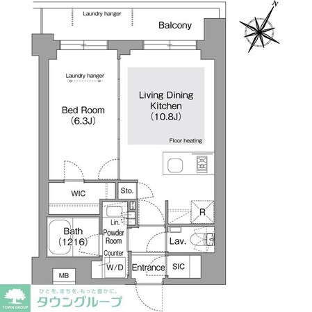 コンフォリア・リヴ文京護国寺の物件間取画像